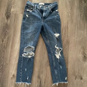 Abercrombie & Fitch - high rise mom Jean